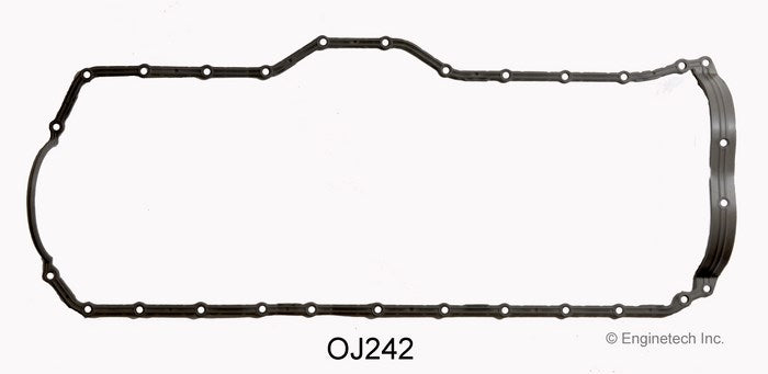 Enginetech OJ242 Engine Oil Pan Gasket for Jeep Trucks and SUVs