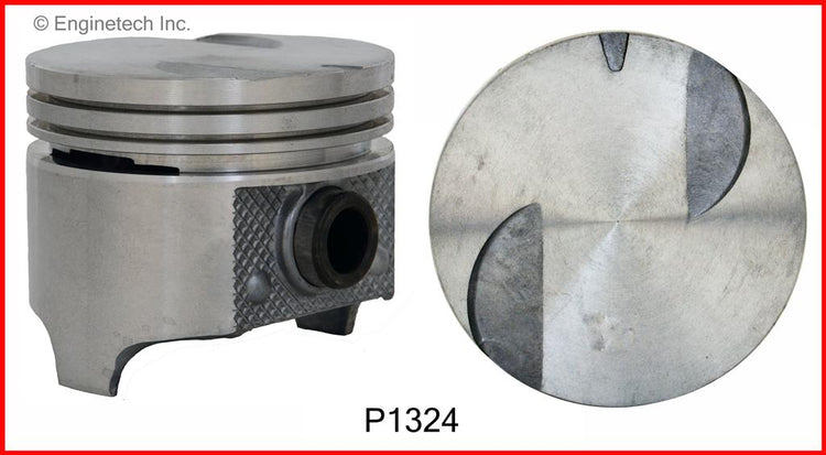 Enginetech P1324(4)STD Engine Piston Set Without Rings for Ford Ranger (1983-1988)
