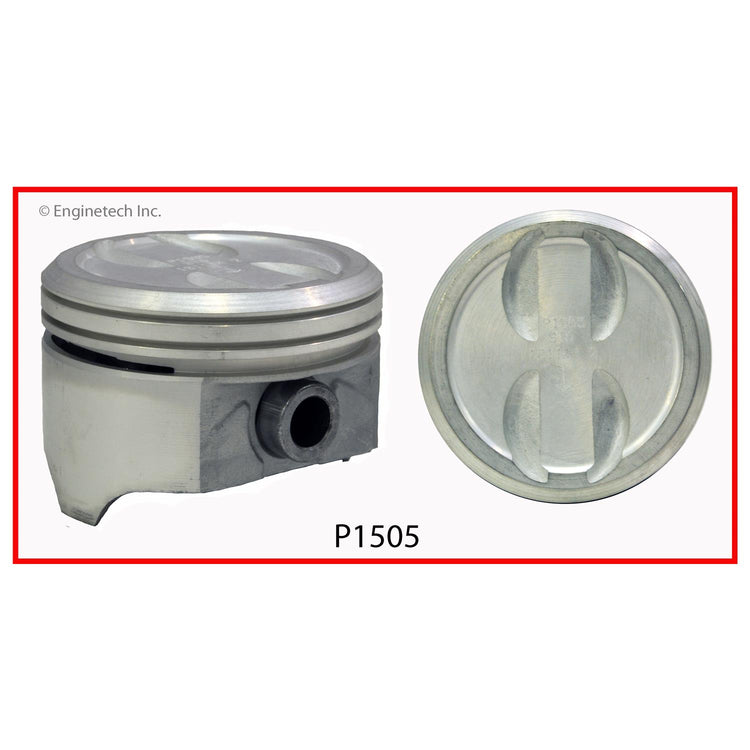 Enginetech P1505(1)020 Single Piston - Without Rings for Engine Rebuilds