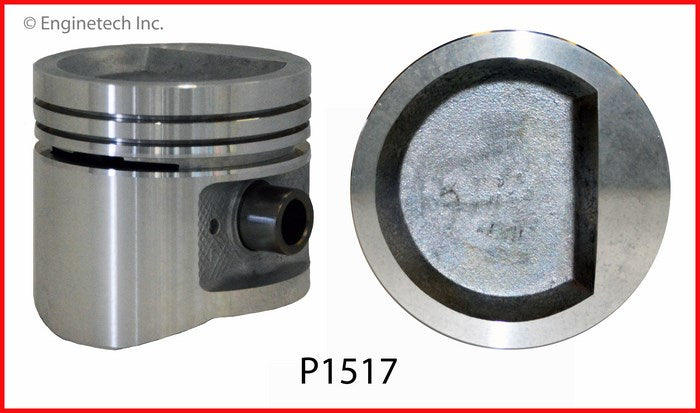 Enginetech P1517(6)060 Engine Piston Set Without Rings for 3.875 Inch ...