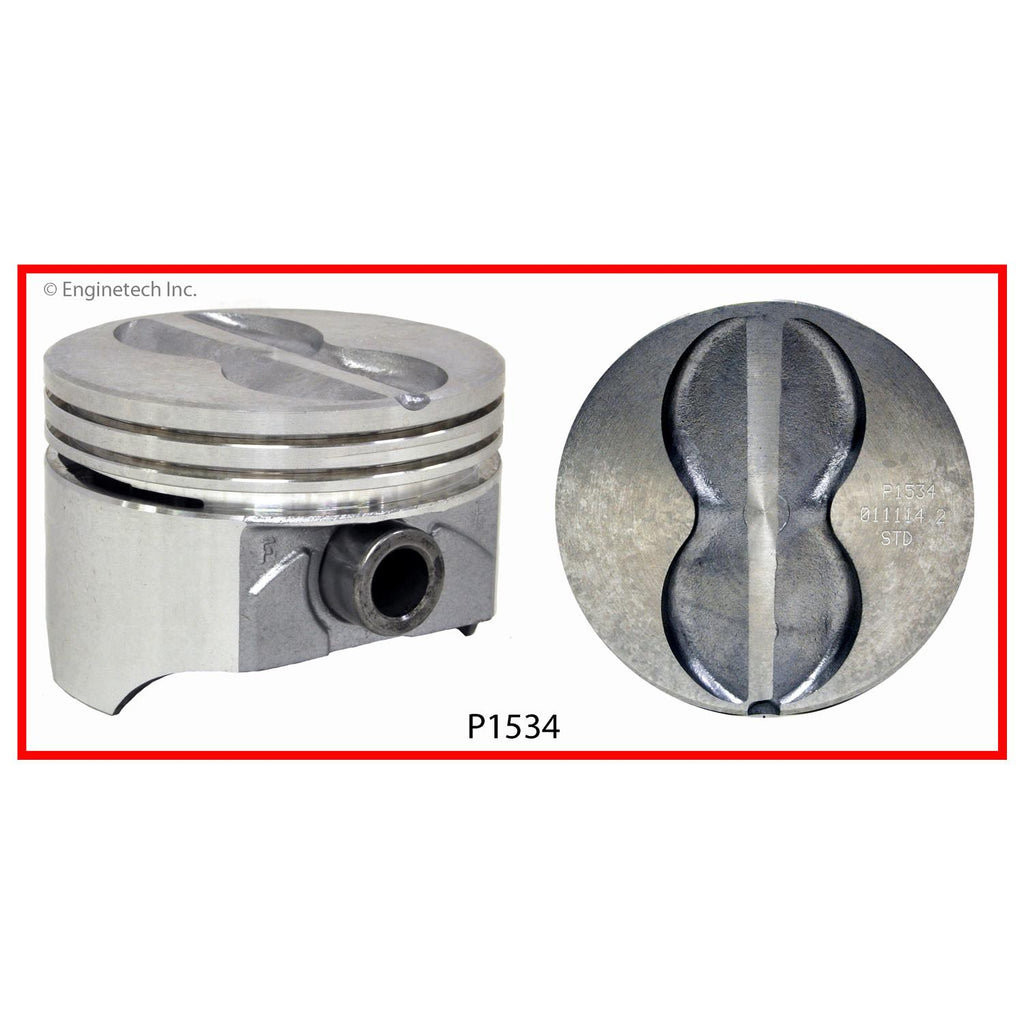 Enginetech P1534(1)040 Single Piston for Chevrolet and GMC Engines ...