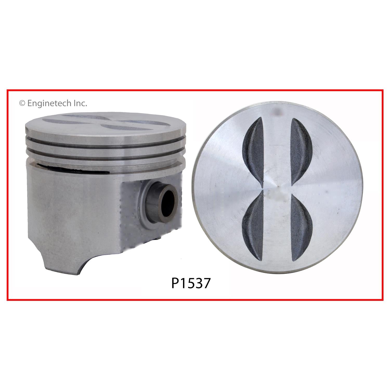 Enginetech P1537(8)040 Engine Piston Set Without Rings for Classic Che ...