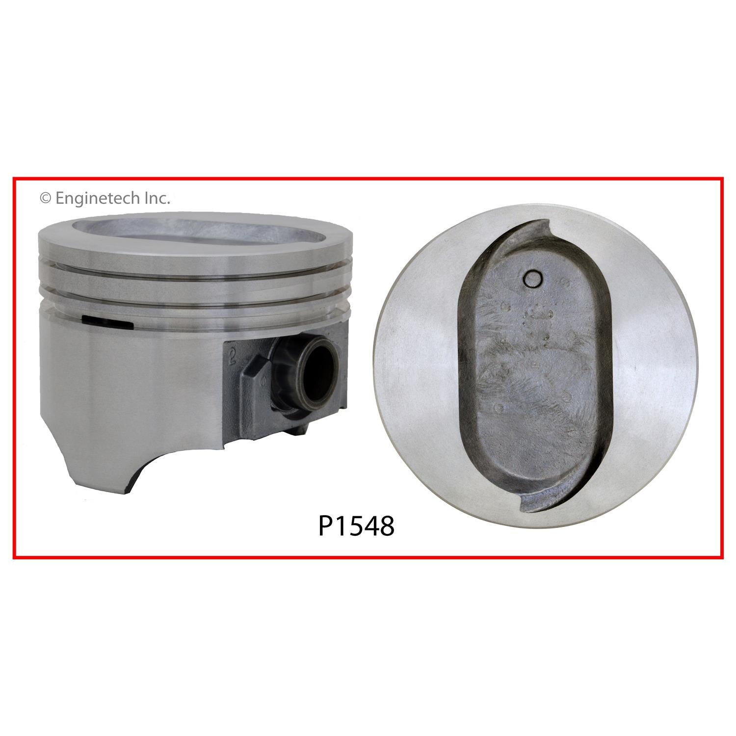 Enginetech P1548(1)060 Single Piston for Ford Engines Without Rings ...
