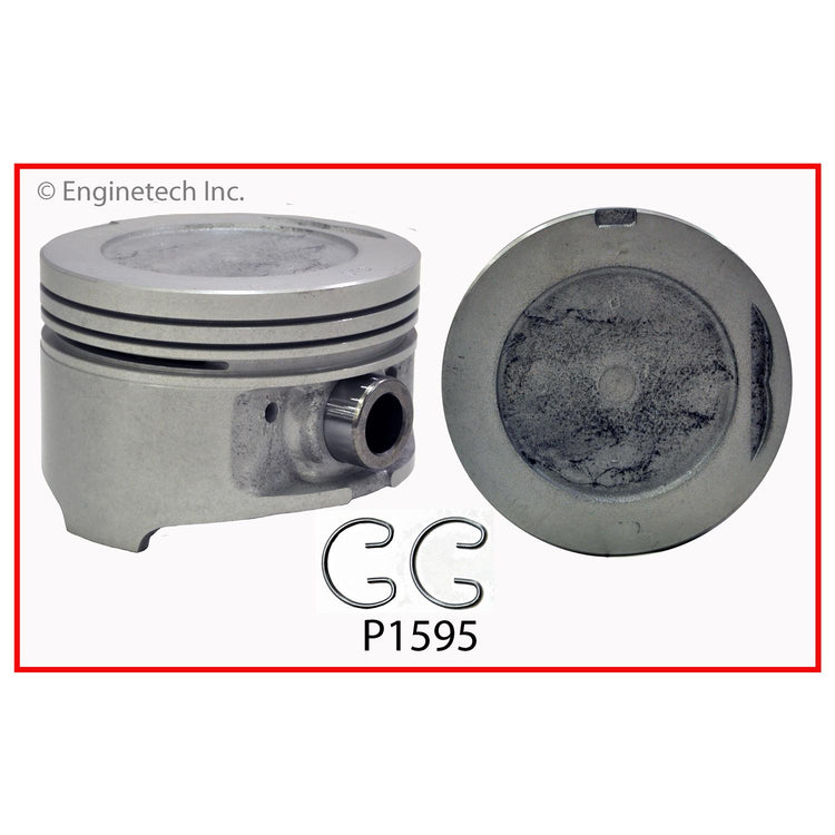 Enginetech P1595(1).50 Engine Single Piston Without Rings for Toyota 4Runner (1985-1994)