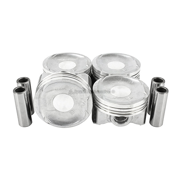 Pistons w/ Rings fit Fits 09-16 Honda CR-Z 1.5 L4 SOHC 16V
