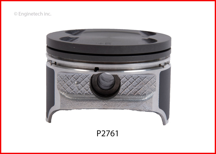 Enginetech P2761(4)STD Engine Piston Set Without Rings for Ford Fiesta 2011-2019