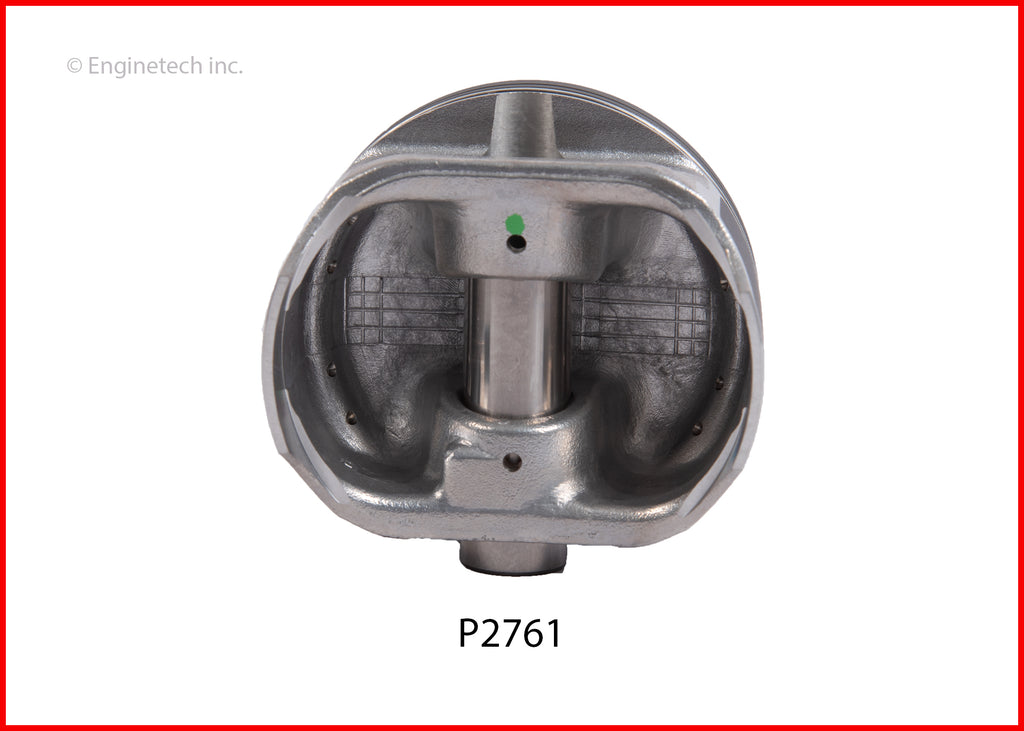 Enginetech P2761(4)020 Engine Piston Set Without Rings for Ford Fiesta (2011-2019)