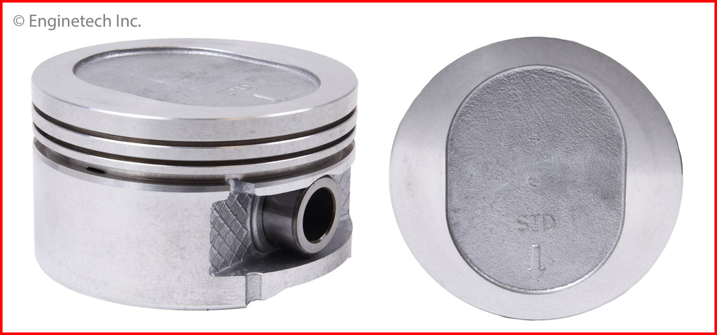 Enginetech P3003(6).50 Engine Piston Set Without Rings for Chrysler Models