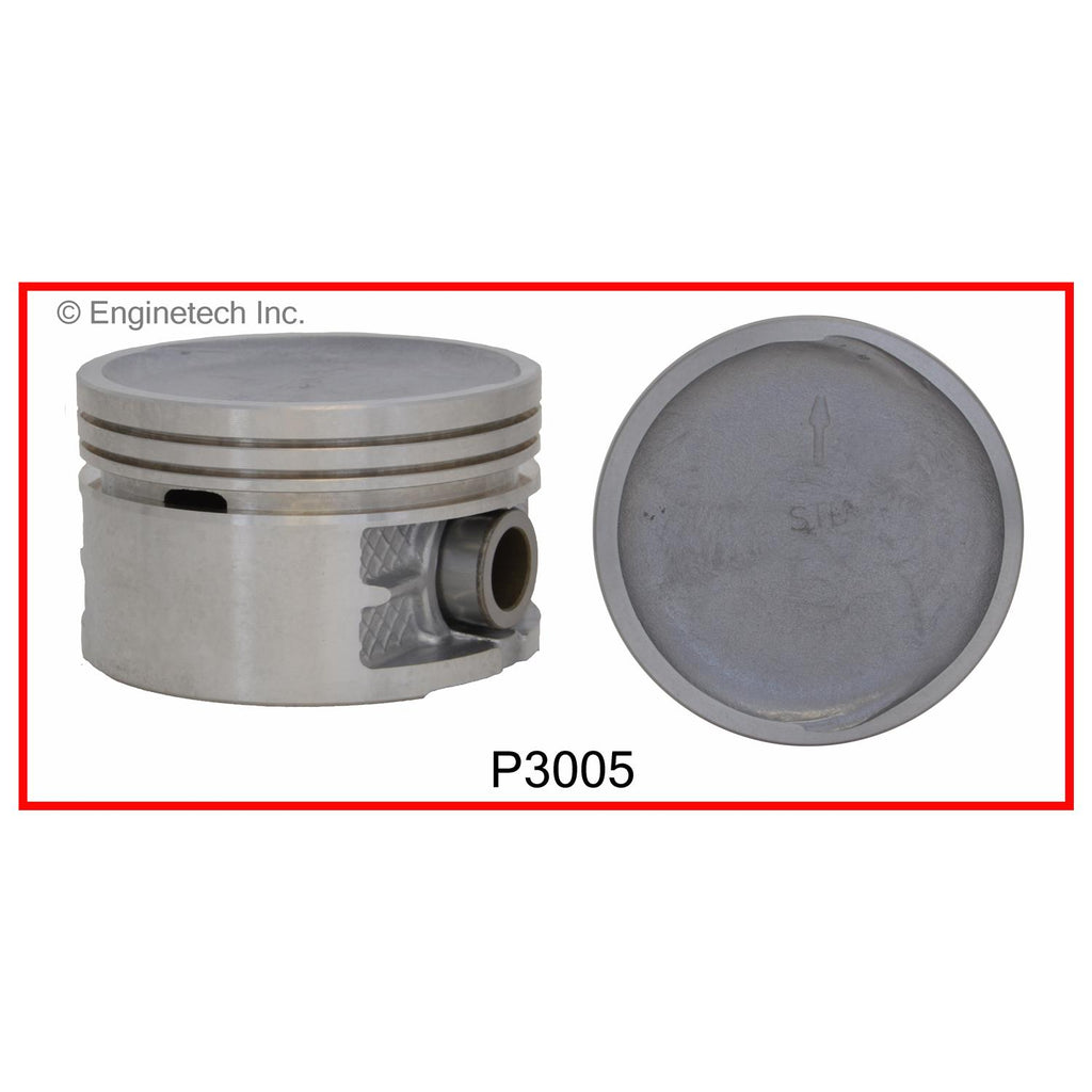 Enginetech P3005(1).50 Engine Single Piston Without Rings for Chrysler and Dodge Vehicles