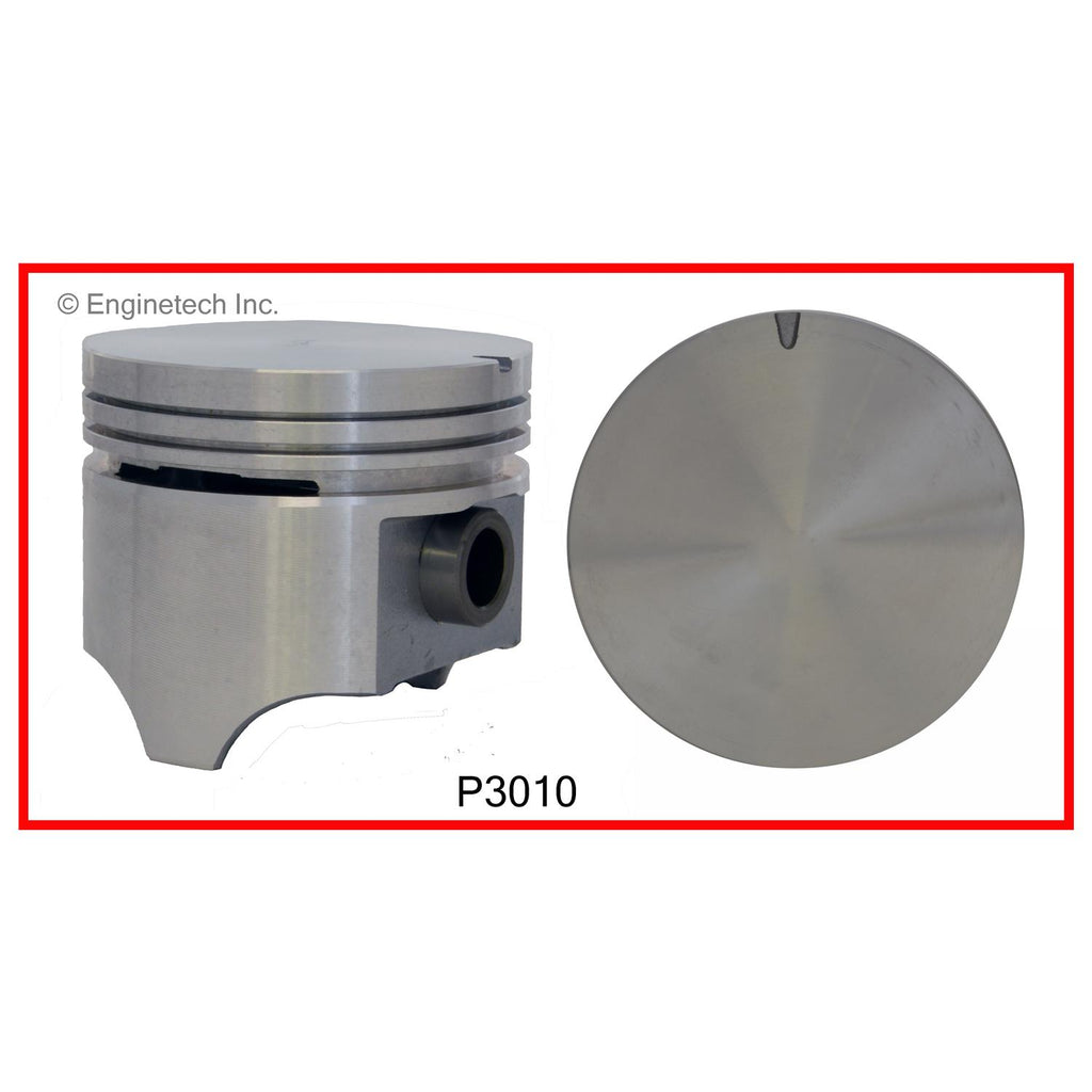 Enginetech P3010(1.75) Engine Single Piston Without Rings for Isuzu Trooper and Jeep Models