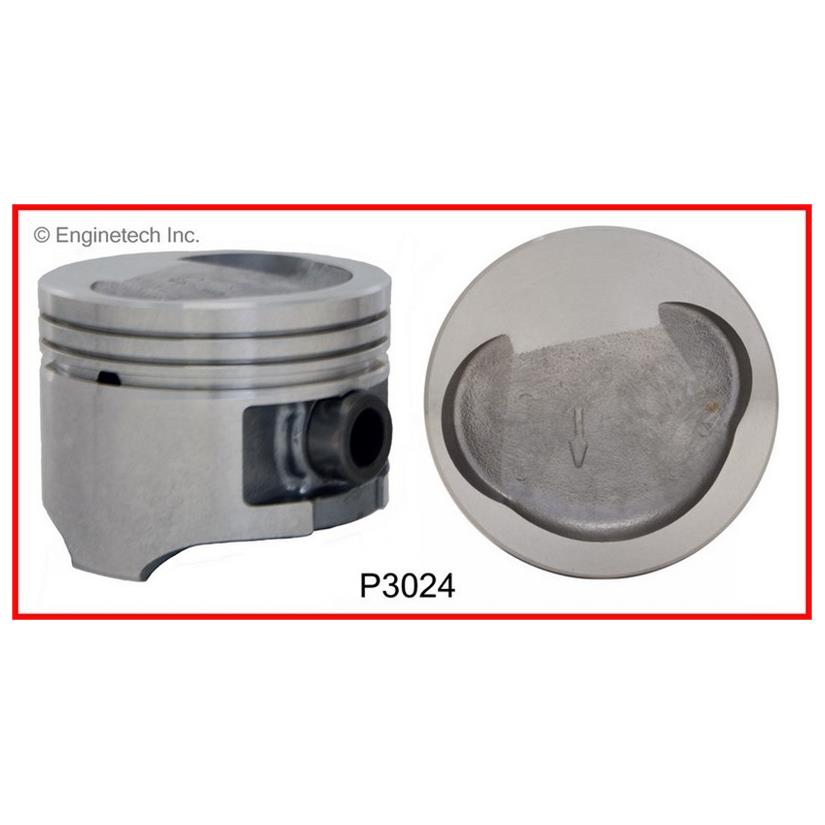 Enginetech P3024(4).50 Engine Piston Set Without Rings for Ford Escort and EXP