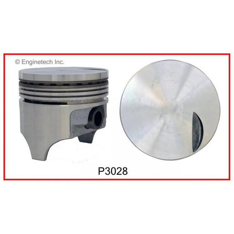 Enginetech P3028(8)040 Engine Piston Set Without Rings for 4.25-Inch Bore Engines