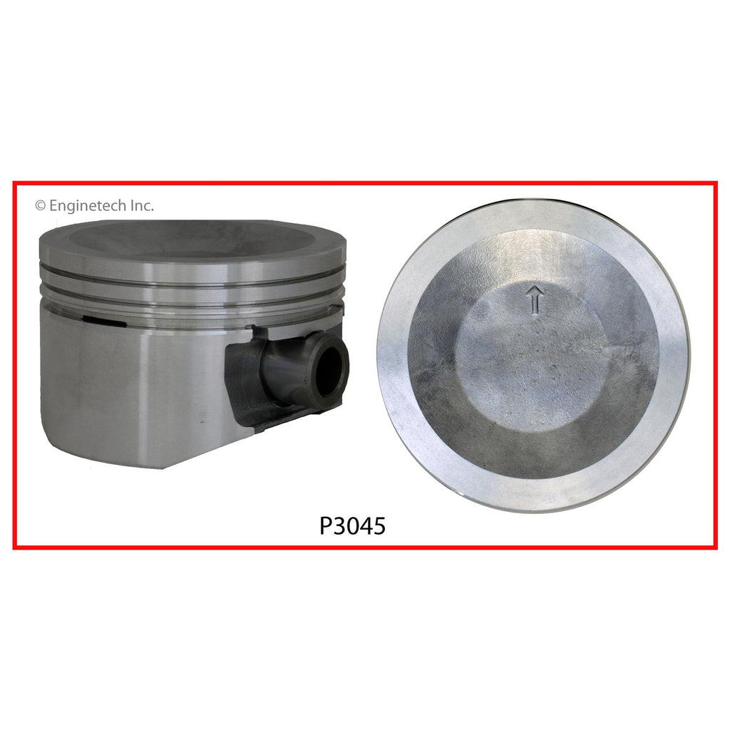 Enginetech P3045(1).50 Engine Single Piston Without Rings for Ford Aerostar, Explorer, Ranger