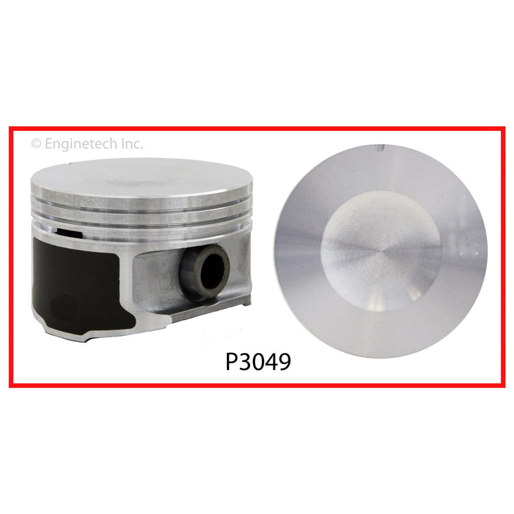 Enginetech P3049(1.75) Engine Single Piston for Ford Mustang and Windstar