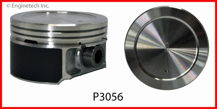 Enginetech P3056(4).50 Engine Piston Set Without Rings for Isuzu and Chevrolet Models
