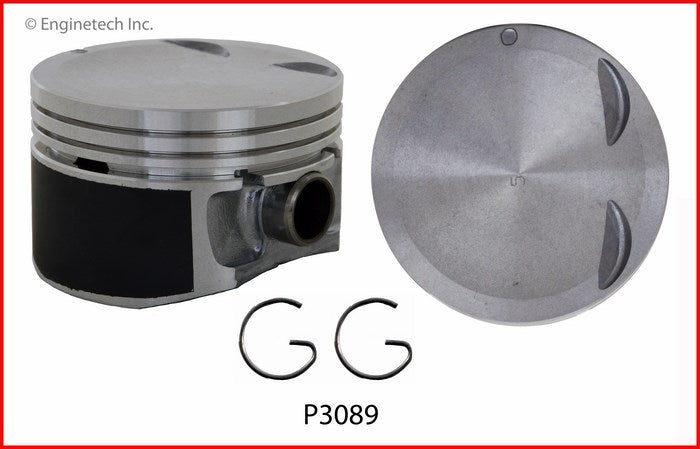 Enginetech P3089(4).50 Engine Piston Set Without Rings for Saturn SC a ...