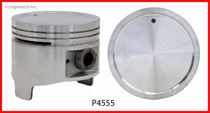 Enginetech P4555(4)STD Engine Piston Set Without Rings for Isuzu Vehicles