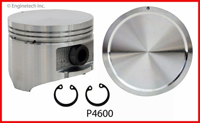 Enginetech P4600(4).50 Engine Piston Set Without Rings for Nissan 240SX and Axxess