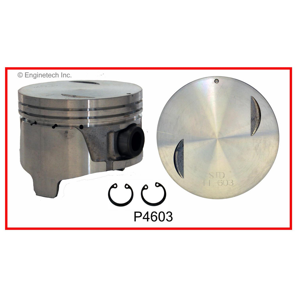Enginetech P4603(1)STD Single Piston for Nissan and Infiniti Engines