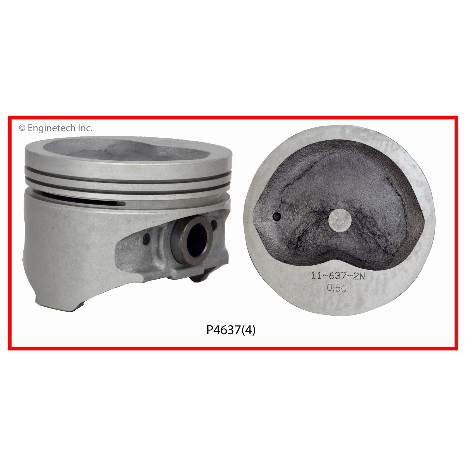 Enginetech Piston Set Without Rings for Toyota Vans (1986-1989) – Spark ...