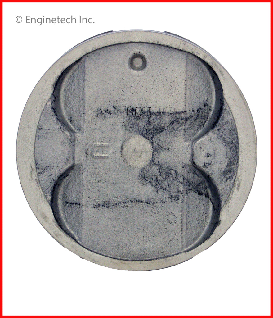 Enginetech P4649(4).50 Engine Piston Set Without Rings for Toyota Corolla & MR2