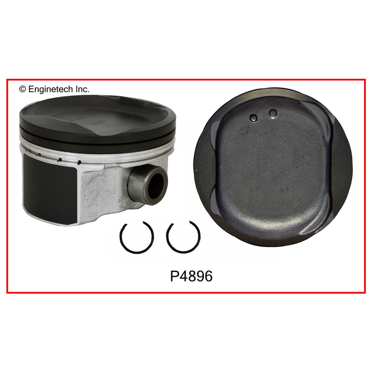 Enginetech P4896(4).50 Engine Piston Set Without Rings for Toyota and ...