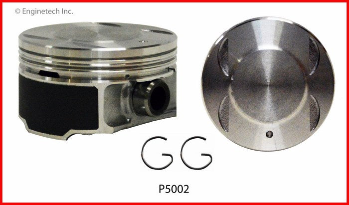 Enginetech P5002(6).75 Engine Piston Set Without Rings for Mazda and Ford Models