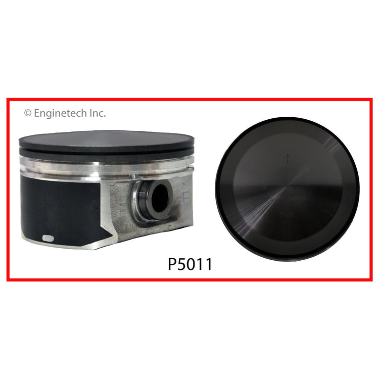 Enginetech P5011(8).50 Engine Piston Set Without Rings for Dodge and Chrysler 2004-2005 Models