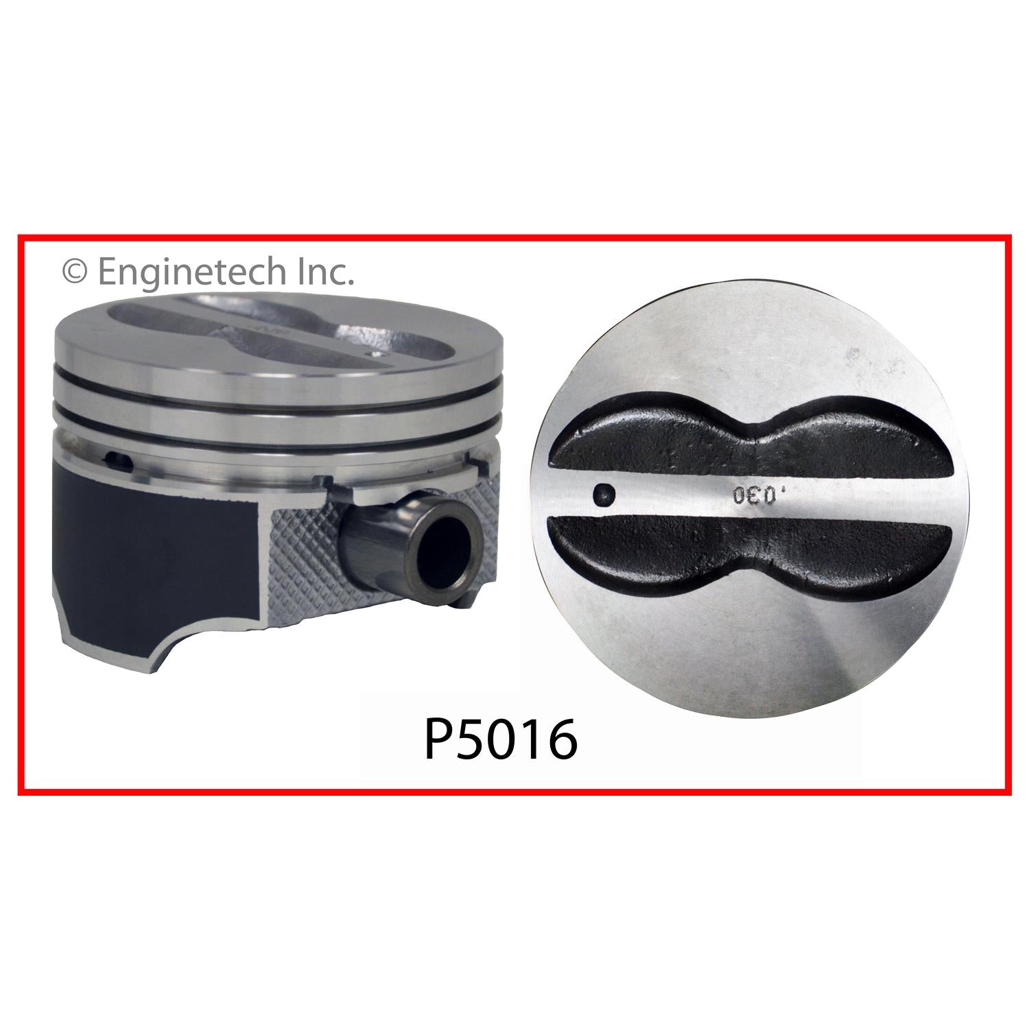 Enginetech P5016(1)020 Single Piston Engine Part Without Rings for Cla ...