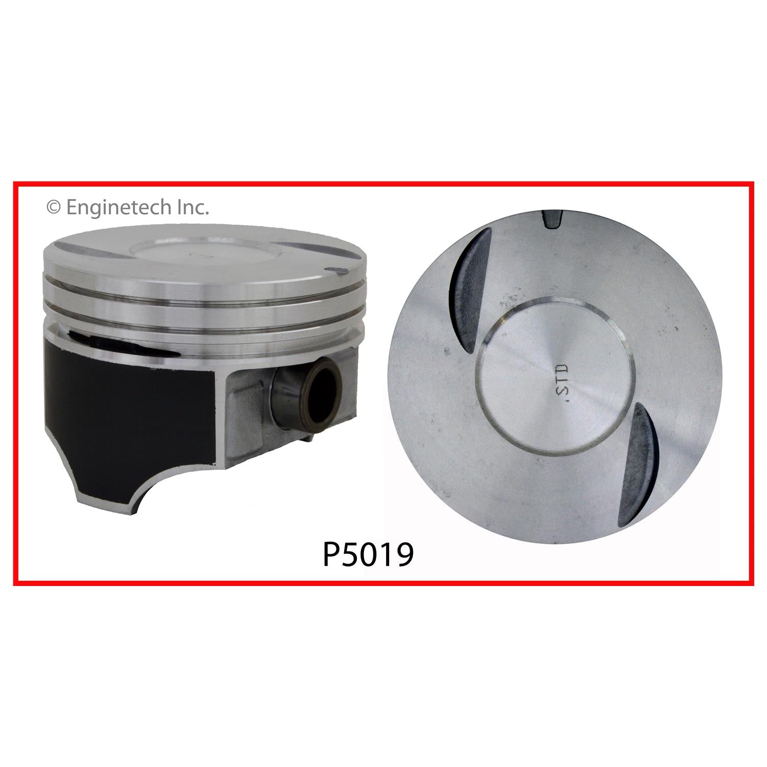 Enginetech P5019(1)040 Engine Single Piston for Chevrolet Trucks and S ...