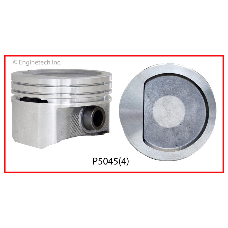 Enginetech Piston Set Without Rings for 4-Inch Bore Engines – Spark ...