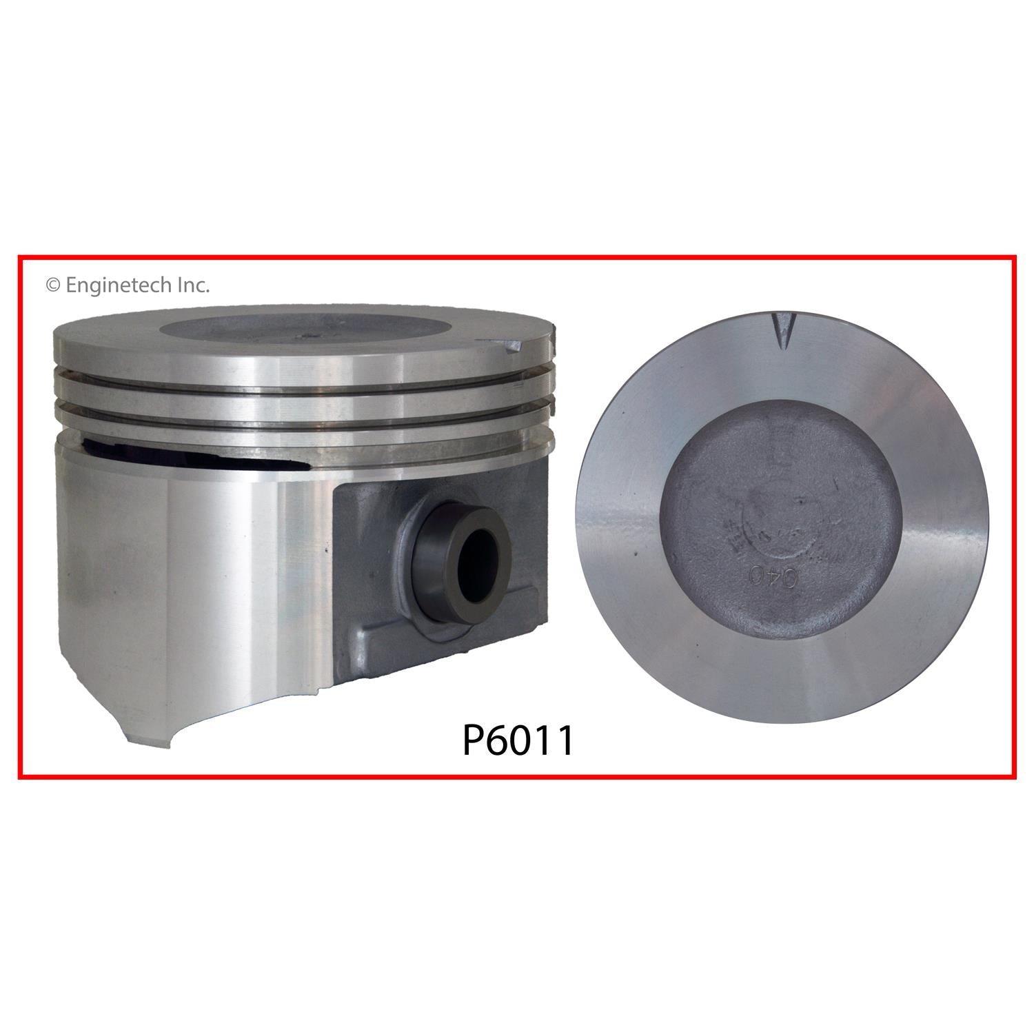 Enginetech Piston Set Without Rings for 1974-1976 Cadillac Models ...