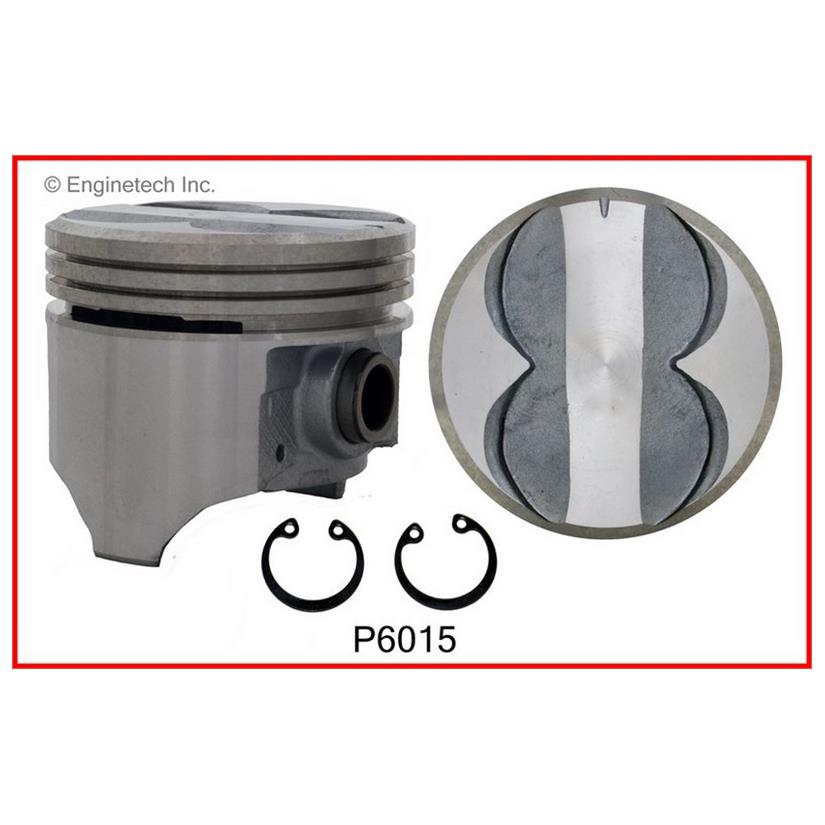 Enginetech P6015(8)040 Engine Piston Set Without Rings for Classic Dod ...