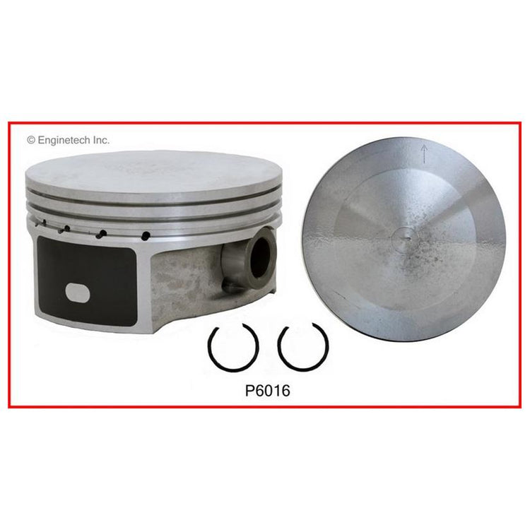 Enginetech P6016(6)STD Engine Piston Set Without Rings for 2003-2004 Cadillac CTS