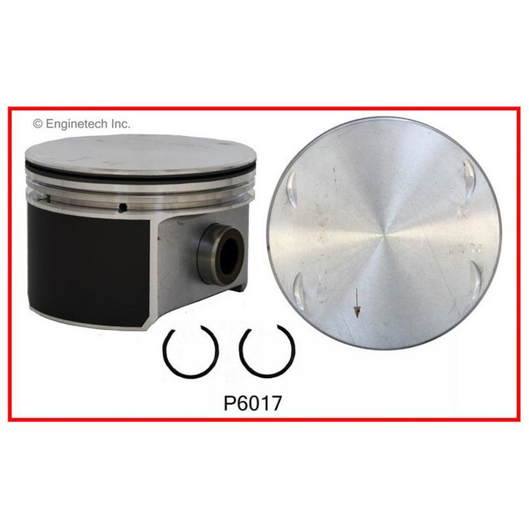 Enginetech P6017(6)STD Engine Piston Set Without Rings for Chrysler and Dodge Vehicles