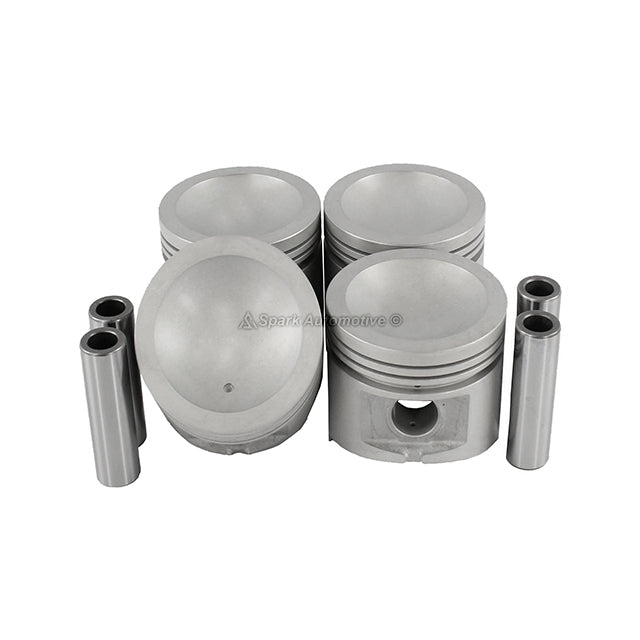 Pistons w/ Rings fit Fits 1983-1988 Nissan 1.6L L4 SOHC 8V