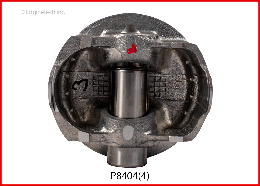 Enginetech P8404(4).50 Engine Piston Set Without Rings for Subaru XV Crosstrek