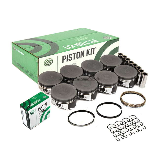 Full Gasket Set Pistons Bearings Fit 00-04 Chevrolet GMC Buick Cadillac 4.8L