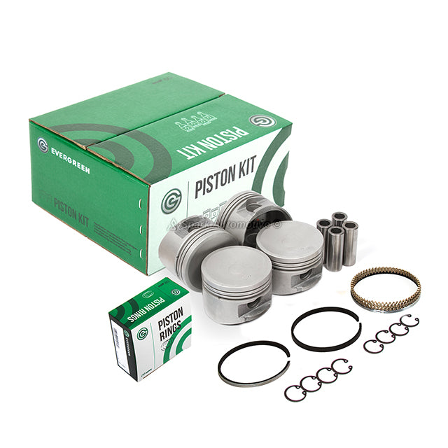 Full Gasket Set Pistons Bearings Fit 91-94 Nissan NX Sentra 1.6L DOHC GA16DE