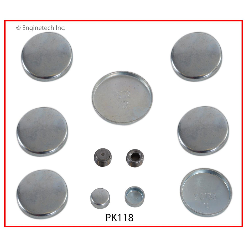 Enginetech PK118 Engine Expansion Plug Kit for Buick Models