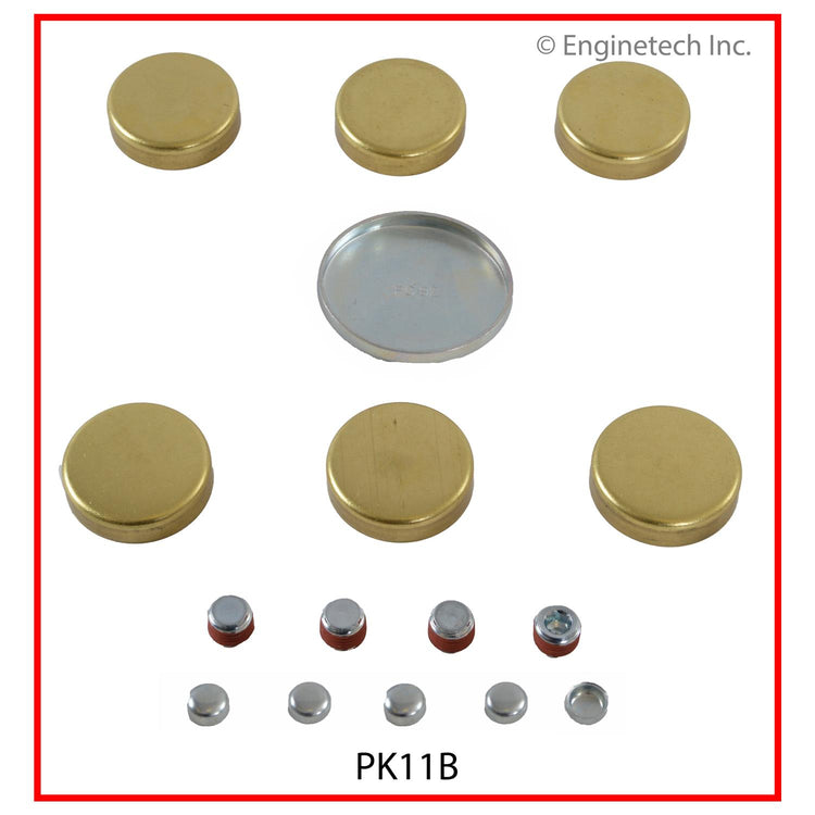 Enginetech Brass Engine Expansion Plug Kit - Part Number PK11B