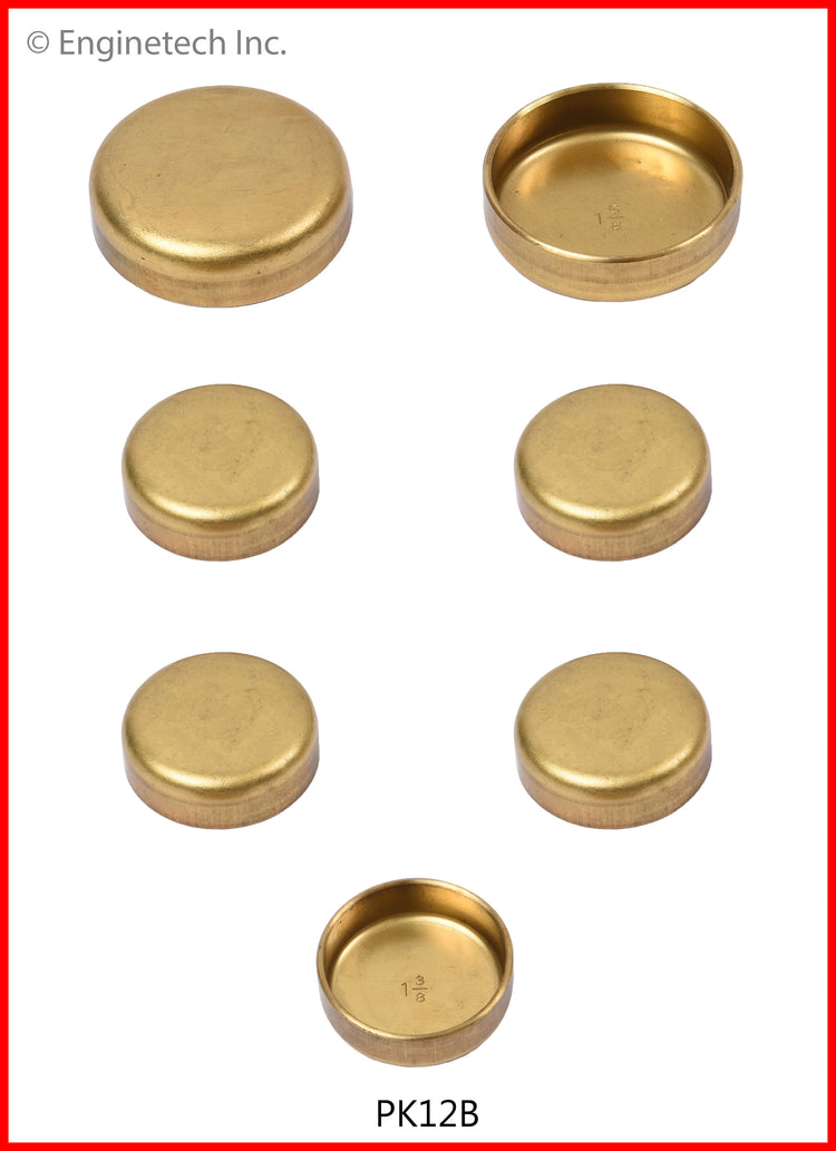 Enginetech PK12B Brass Engine Expansion Plug Kit for Chrysler Vehicles