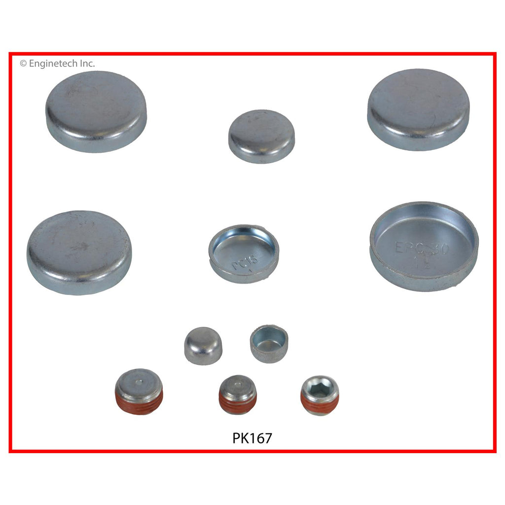 Enginetech PK167 Engine Expansion Plug Kit for Chrysler Concorde & Sebring