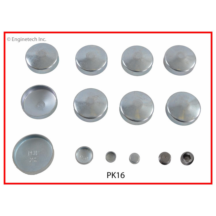Enginetech PK16 Engine Expansion Plug Kit - Steel for Engine Rebuilding