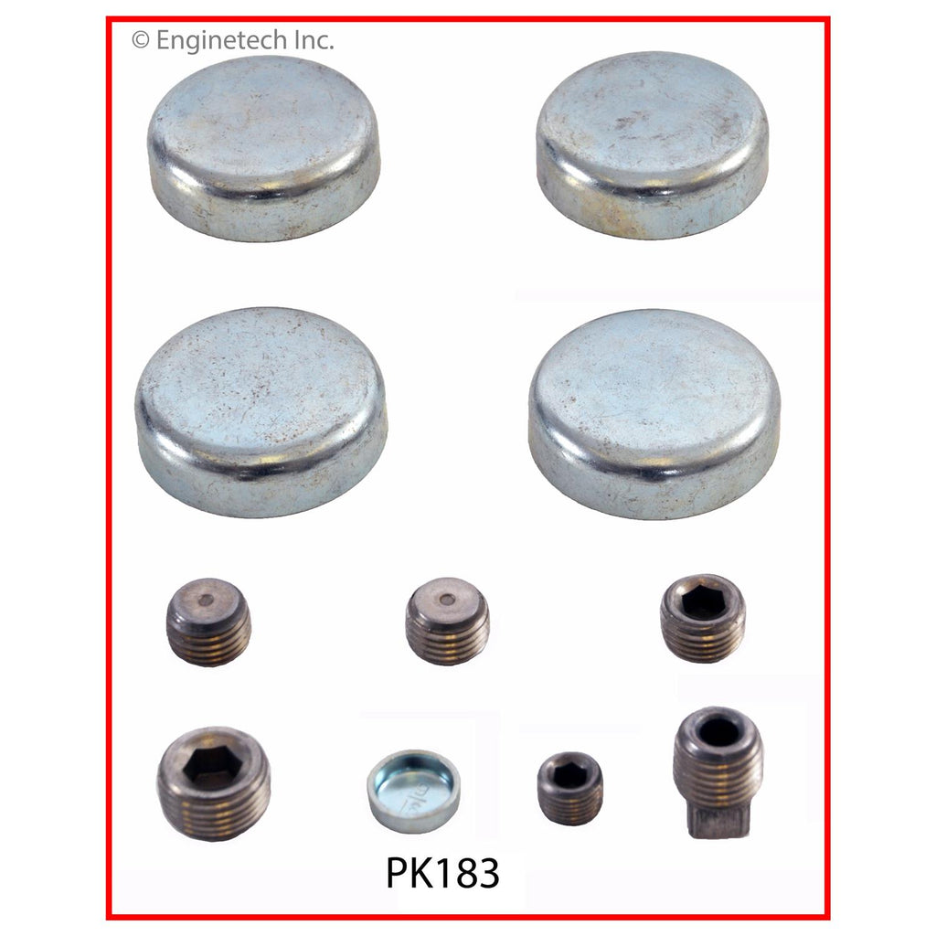 Enginetech PK183 Engine Expansion Plug Kit for Buick Skyhawk and Chevrolet Models