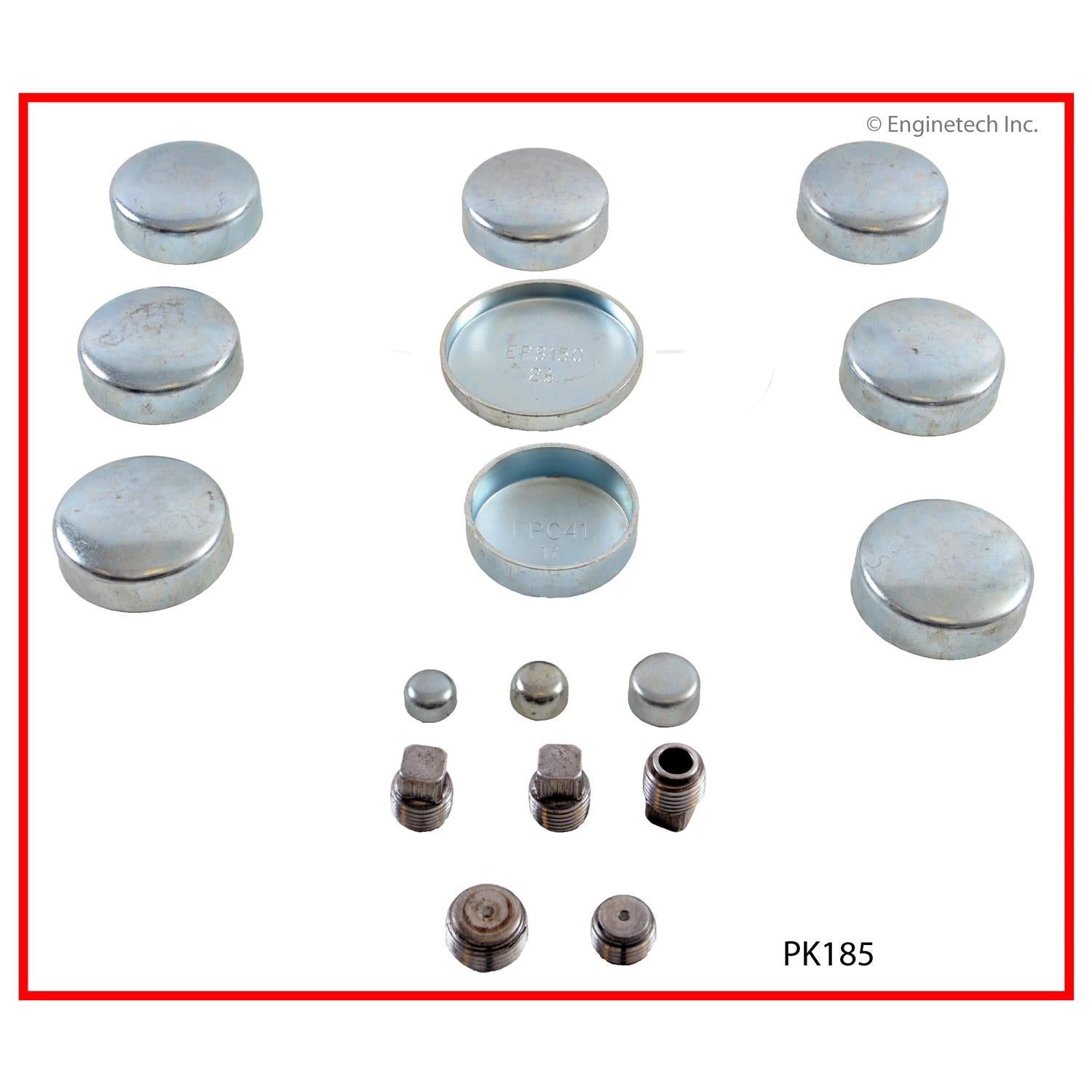Enginetech PK185 Engine Expansion Plug Kit – Iron for Engine Rebuildin ...