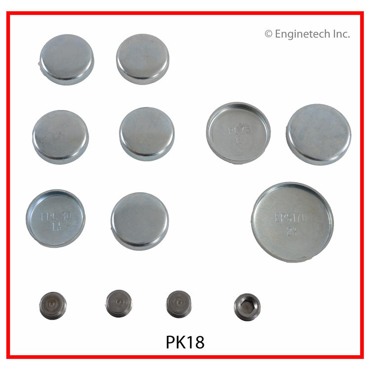 Enginetech PK18 Engine Expansion Plug Kit for Classic American Motors Engines