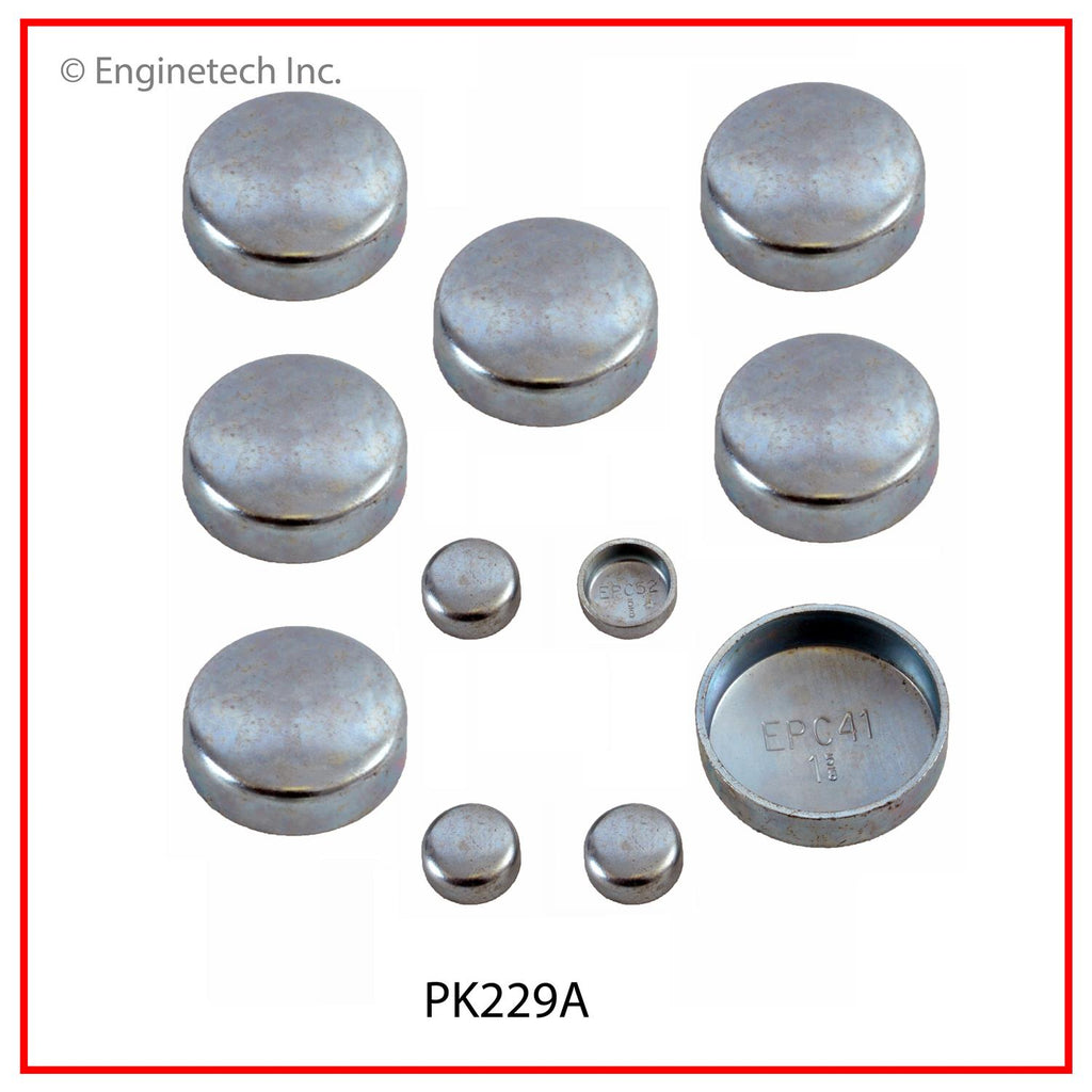 Enginetech Brass Engine Expansion Plug Kit - Part Number PK229A