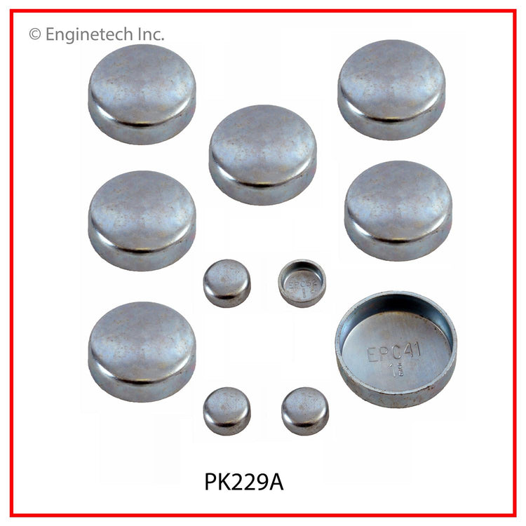Enginetech Brass Engine Expansion Plug Kit - Part Number PK229A