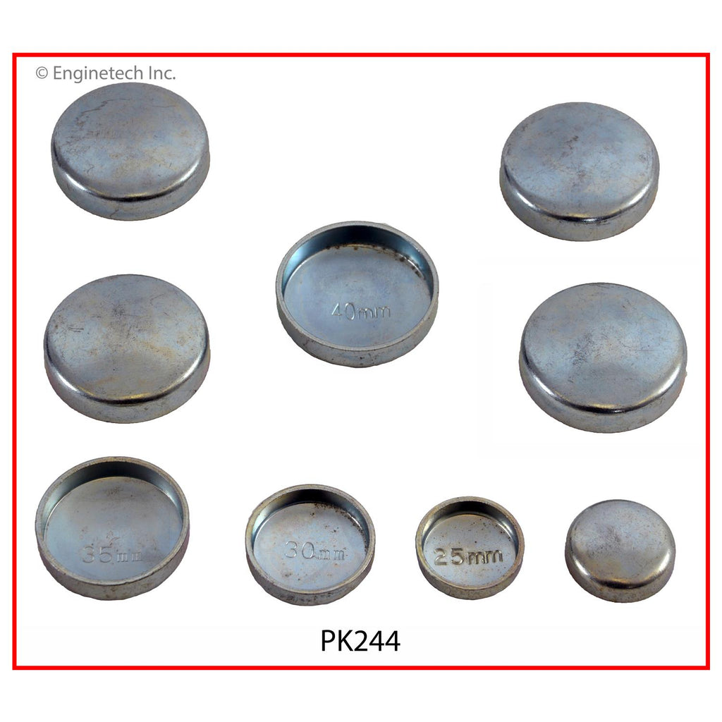 Enginetech PK244 Engine Expansion Plug Kit for Buick Century and Skylark (Iron)